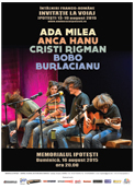 Afis concert - ADA MILEA, ANCA HANU, CRISTI RIGMAN, BOBO BURLCIANU