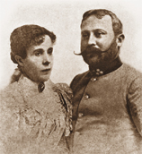 Aglaia Eminovici  impreuna cu Heinrich Gareiss