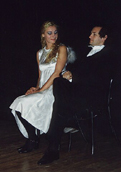 iunie 2000, spectacol de pantomima, Dan Puric si Carmen Ungureanu.
